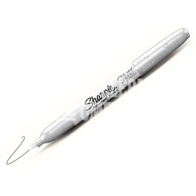 MARCADOR METALICO SHARPIE P/FINO PLATA 